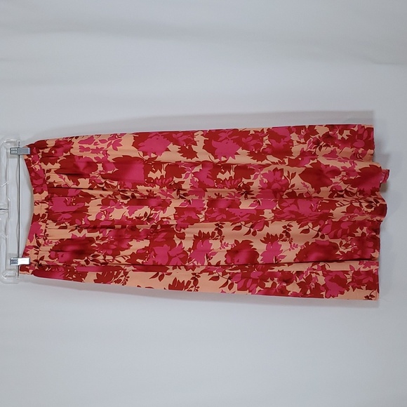 DEEP SELF Women Maxi Skirt for Summer Casual Ruffle Slit Elastic High Waist Flow - Picture 7 of 13